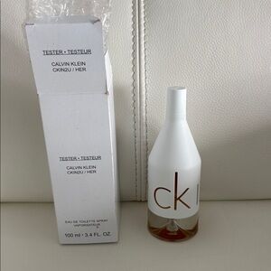 NEW tester Calvin Klein perfume Ck In2u for HER 100 ml